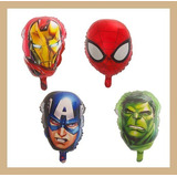 4 Unid Balão Metalizado Cabeça Hulk