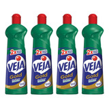 4 Unid Limpador Multiuso Veja Gold Squeeze 500ml Campestre