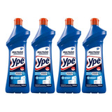 4 Unid Limpador Multiuso Ypê 500ml 2em1 Clássico Azul