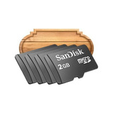 4 Unidades Cartão De Memória Micro Sd 2gb Tf Antigo