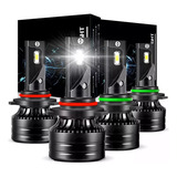 4 Unidades De Kit De Luz Alta E Baixa Faróis De Led 9005 90