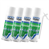 4 Unidades Espuma Expansiva Poliuretano 500ml Tek Bond