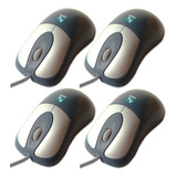 4 Unidades Mouse Modelo Antigo Esfera