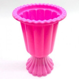 4 Vaso Grego Decoração Mesa Festa Plástico 19cm