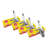 4 Vela Ignição Motor Popa Yamaha 2t 4hp 8hp 15hp 25hp 40hp