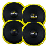 4 Woofers 10 Pol 4 Ohms E 520 Hq High Quality Eros 2080 Rms