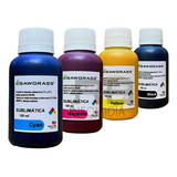 4 X 100ml Tinta Sublimatica Sawgrass L120 L380 L395 L396