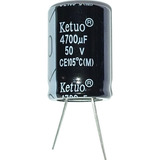 4 X Capacitor Eletrolítico 4700uf X 50v 105 c 4 Peças
