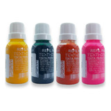 4 X Tinta Carimbo Para Tecido Magifix 30 Ml