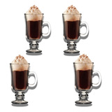 4 Xícaras Vidro Café Nespresso Dolce Gusto 230ml Lyor 6629