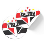 40 Adesivos Spfc Futebol São Paulo Tricolor Clube 3,5cm