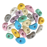 40 Agarras Escalada Tom Pastel Infantil Fixador P/ Concreto