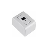 40 Caixa Sobrepor C/conector Keystone Rj45 Cat6 Lizflex