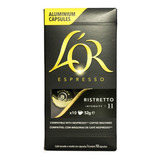 40 Cáp Alumínio Café Lor Ristretto Compatível C/ Nespresso.