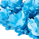 40 Forminhas Para Doces Finos Casamento - Modelo Flor Cor Azul-claro