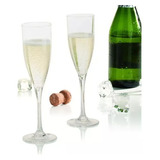 40 Taças Champagne 120ml Acrílico Descartável - Strawplast