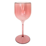40 Taças De Vinho Acrílico Cristal Translúcido 260 Ml