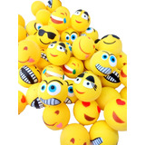 40 Bolinha Pula Pula 45mm Emoji Emoticon Whatsapp Brinde
