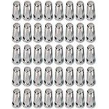 40 Capa De Porca Belga Cromada Roda Caminhao 32 33mm
