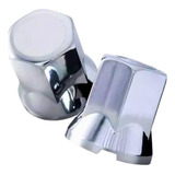 40 Capa Porca Sextavada Roda Cromada Caminhão 32 33mm