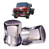 40 Capas De Porca Cromada 27mm Caminhão Mercedes Benz 1113