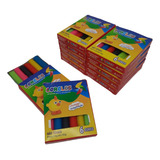 40 Cxs Massinha De Modelar 6 Cor Brinquedo Brinde Revenda