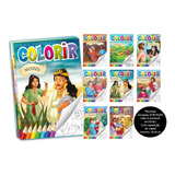 40 Livrinho Revista Colorir Bíblico Infantil