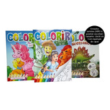 40 Livrinho Revista Colorir Infantil P