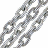 40 Metros De Corrente Galvanizada 8mm Calibrada Din 766
