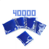 40 Mil Bolinha Gel Arminha Brinquedo Arma Orbeez Munição Cor Azul