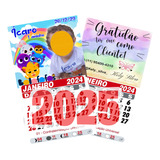 40 Mini Calendários Personalizados Lembrancinhas Festa