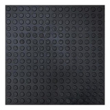 40 Piso Moeda Preto Borracha Pastilhado Academia 50x50cm 10m