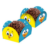 40 Unidades Porta Forminha Doce Festa Galinha Pintadinha