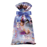 40 Unidades Sacolinha Plástica Surpresa Frozen Anna Elsa