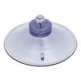 40 Ventosa De 90mm 9 Cm Em Pvc Cristal C Parafuso E Porca