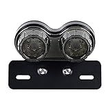 40 W 40 LED Lanterna Traseira De Motocicleta Integrada De Direção E Luz De Freio Lâmpada De Seta Com Suporte De Placa De Licença Para Honda Yamaha Suzuki Kawasaki