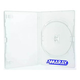 400 Estojo Caixa Capas Box Dvd Transparente Amaray 14mm