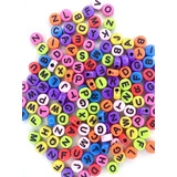 400 Pçs Miçanga Infantil Letras Coloridos