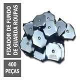 400 Peças - União Para Fundo De Armário Guarda Roupa Zincado
