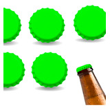 400 Tampinha Rolha Metálica Pry Off Preta Cerveja