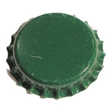 400 Tampinhas Cerveja Cor Verde Escuro 26mm