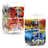 400 Cartinhas cards Pokémon naruto 200 Pacotinhos De Cada