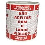 400 Etiquetas De Lacre De Segurança Para Alimentos Delivery IFood Rappi Prazo Validade Anvisa 60x40