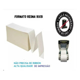 4000 Etiqueta 10x15 (100x150) Térmica C/ Serrilha Resma Cor Branco