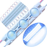 400pçs Módulo Injetado 7025 3-led 12v 1,7w 6500k Lente 160º