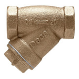 40787 Filtro Y Bronze C tela Inox Rosca 1 4 Npt Fig f85 Deca