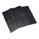 40pçs Piso Tatil Alerta Direcional Preto Borracha Pvc 25x25