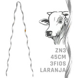 40x Alça Cordoalha De Aço Curral Zn3 5/32 4mm 3 Fios Nelore