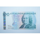 4425a Suécia 100 Ett Hundra Kronor 2010 Aunc
