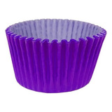 45 Forma De Papel Colorida Forminha Cupcake Empada Forneavel Cor Lilás